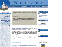 Tablet Screenshot of nauvoo.com